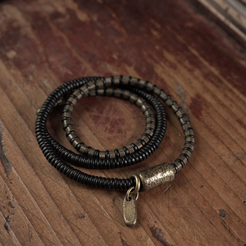 Resonance Ebony | Coil Bracelet