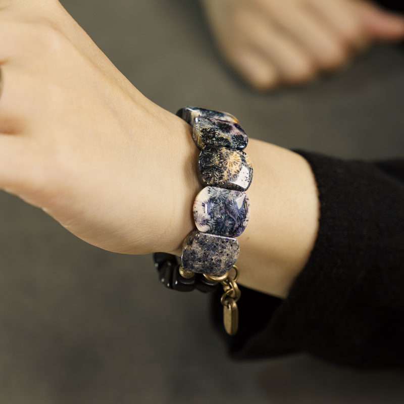 Resonance Coral Stone Bracelet