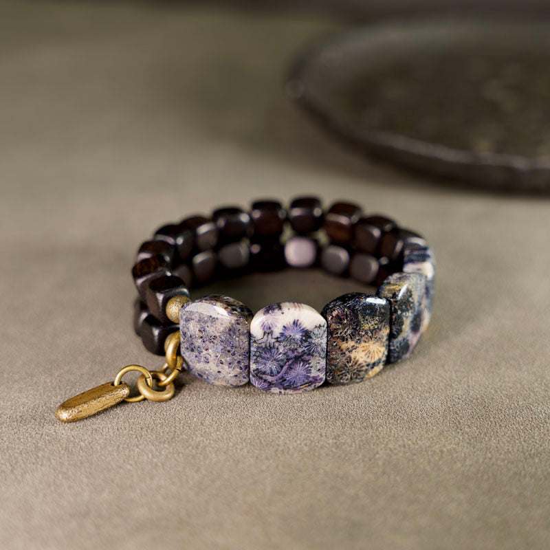 Resonance Coral Stone Bracelet