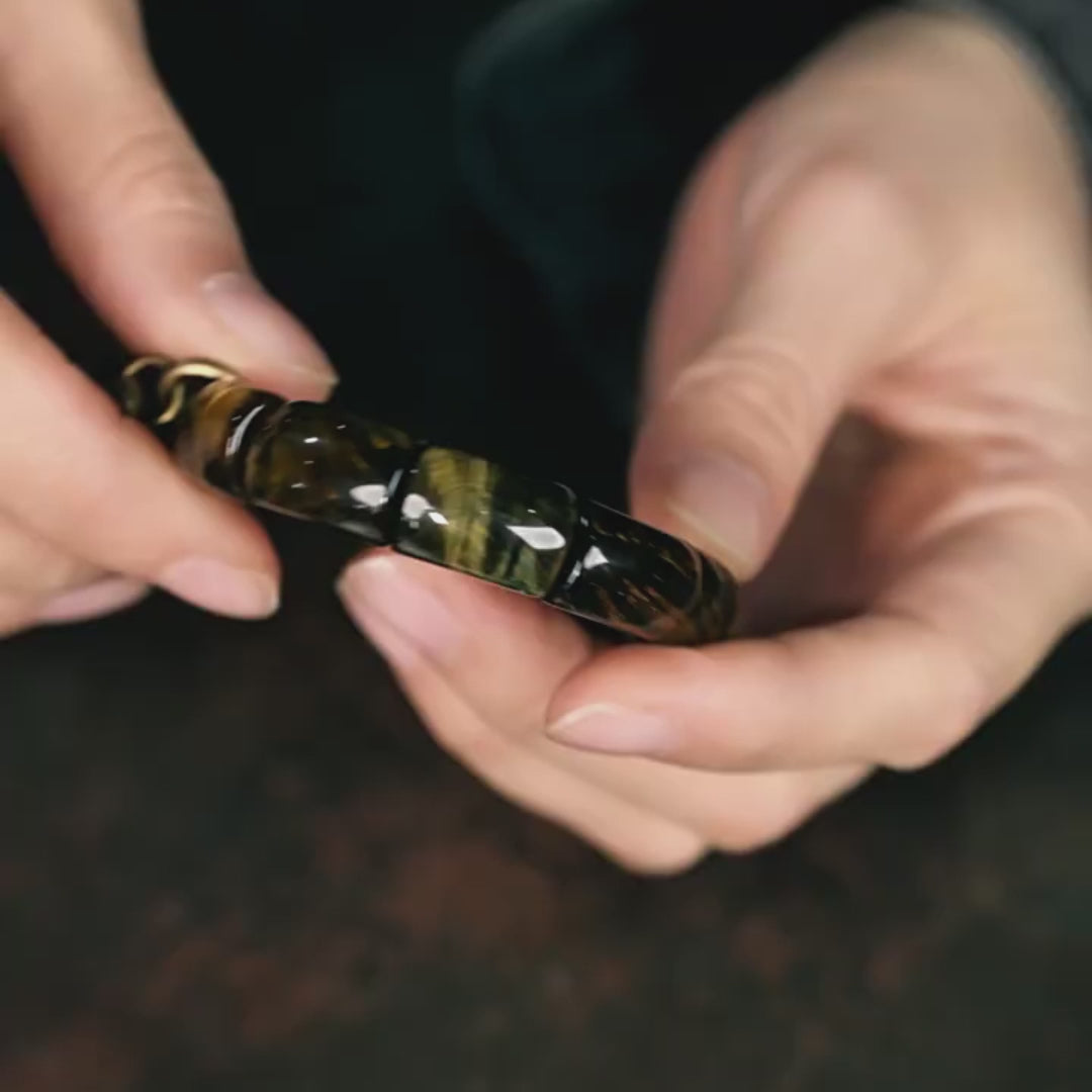 Resonance Tiger's Eye Beaded Bracelet