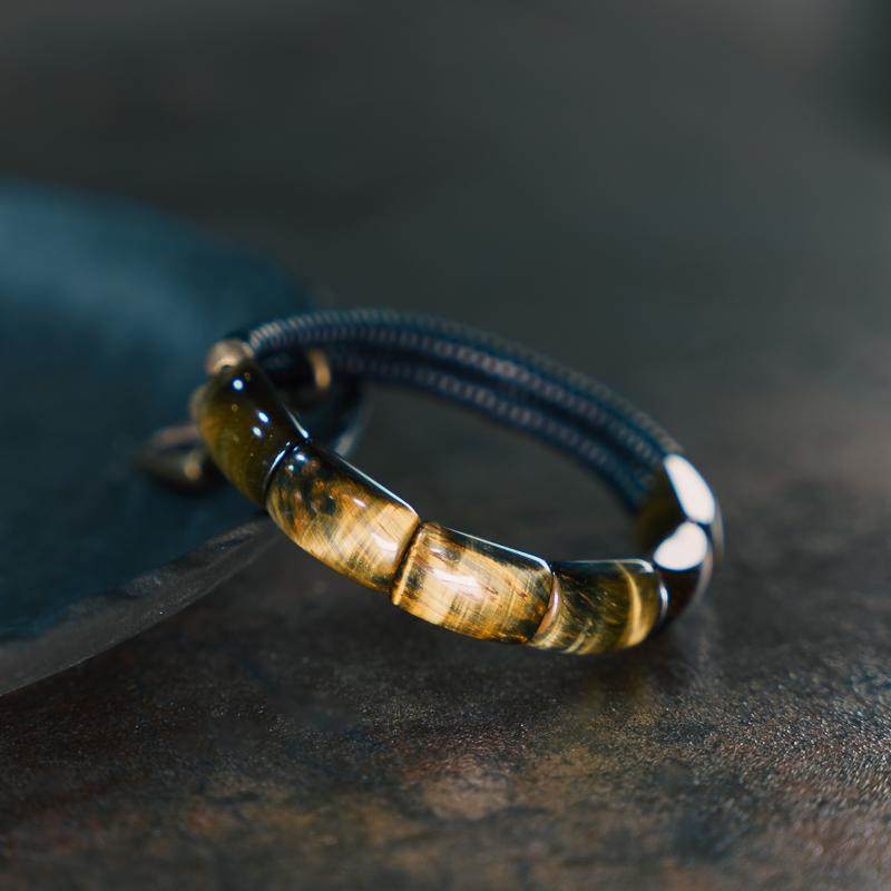 Resonance Tiger's Eye Beaded Bracelet