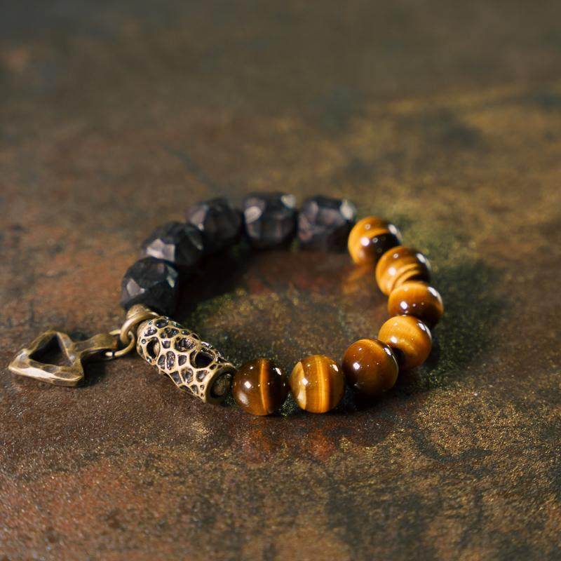 Resonance Tiger's Eye Beaded Bracelet