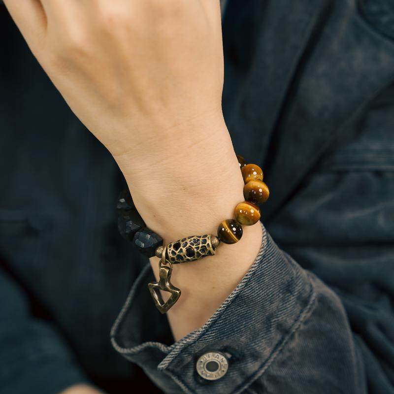 Resonance Tiger's Eye Beaded Bracelet