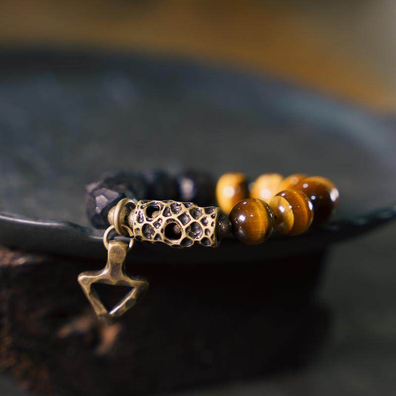 Resonance Tiger's Eye Beaded Bracelet
