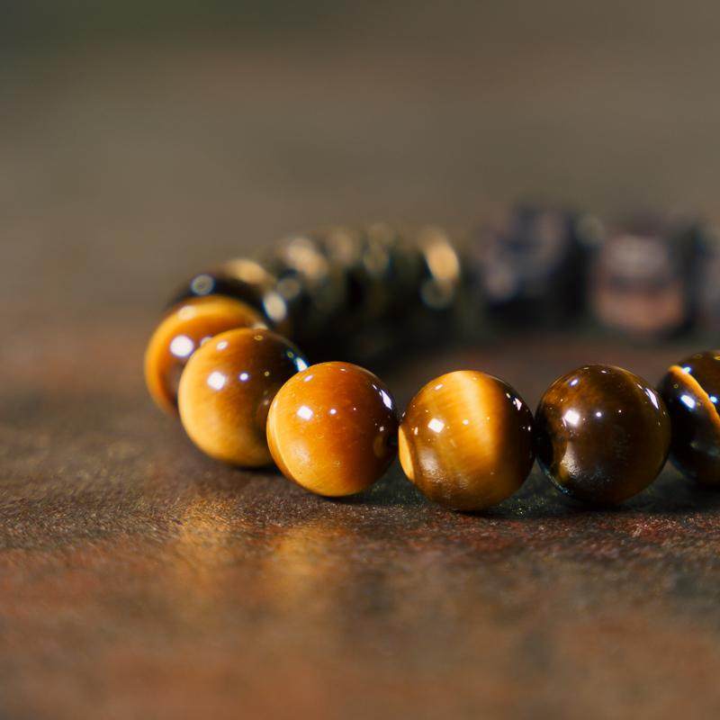 Resonance Tiger's Eye Beaded Bracelet