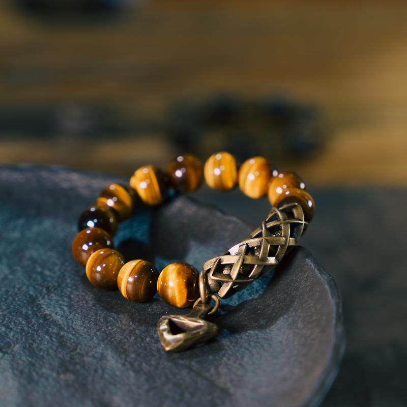 Resonance Tiger's Eye Beaded Bracelet