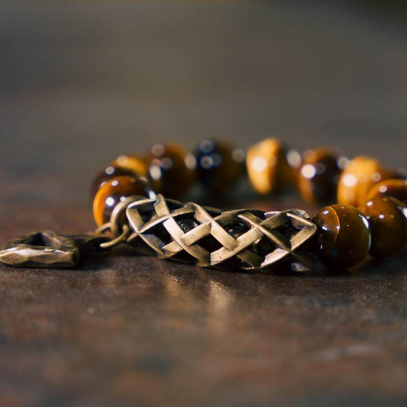 Resonance Tiger's Eye Beaded Bracelet